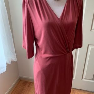 Lulu’s Exclusive XL Faux wrap midi dress.